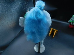 barbie blue back hair